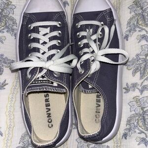 Converse Purple/Grey Canvas Sneakers